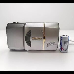 Nikon Lite Touch Zoom 120ED AF 35mm Point & Shoot Camera W 3v Battery Tested VG✅